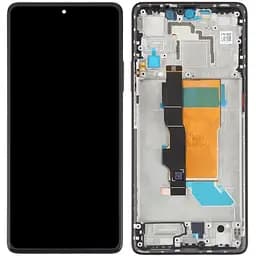 Дисплей Xiaomi Poco F5 чорний, TFT, з рамкою, Black