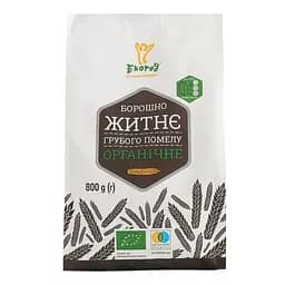 Борошно житнє грубого помелу Екород органічне 1 кг - мініатюра 2