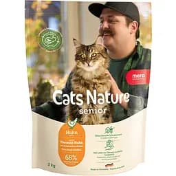 Сухой корм Mera Cats Nature Senior Chiken (Huhn) с курицей для пожилых кошек 2 кг 