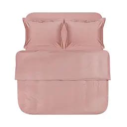 Постельное белье сатин Lotus Home - Dakota Modern пудровый евро