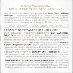Крем-ліфтинг Eveline Christian Laurent Bakuchiol 40 +, 50 мл  - мініатюра 3