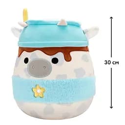М'яка іграшка Squishmallows Сіра Корівка 30 см (SQER01263) - мініатюра 6