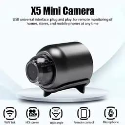 WiFi-камера X5 1080P HD - міні-камера спостереження з нічним баченням, детектором руху, широким кутом 140° - мініатюра 8