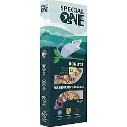 Уцінка. Ласощі для гризунів Special One цикорій арахіс барбарис 60 г 3 шт. (PR242522)