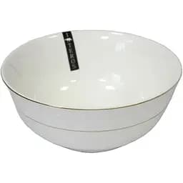 Салатник Interos Снежная Королева фарфоровый белый круглый 18 см (011718-А)