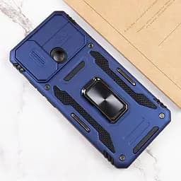 Ударостійкий чохол Camshield Army Ring для Xiaomi Redmi 10C Синій / Navy - мініатюра 6