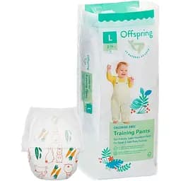 Підгузки-трусики Offspring Hugs Bunny L (9-14 кг) 36 шт. (DP-OI-FAP-L36P-HBN)