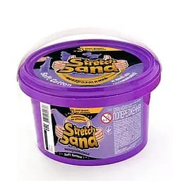 Кінетичний пісок "Stretch Sand" STS-02-01U Danko Toys 400 гр, у відрі (4823102804736) Фіолетовий