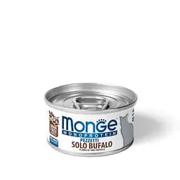 М'ясні пластівці Monge Cat Monoprotein Adult з м'ясом буйвола для дорослих кішок 80 гр
