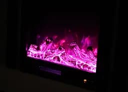 Електричний камін Fireplace Craftsman Tokado White Bluetooth звук потріскування дров (10080122) - мініатюра 3