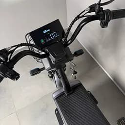 Електровелосипед EVOBIKE Nova S 500W 48V 12Ah з 2 сидіннями, корзиною та поворотниками, простий і надійний, для міста і села, графітові-сірого кольору - мініатюра 12