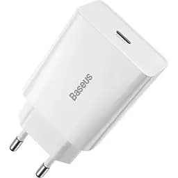 Зарядний пристрій Baseus Speed Mini Quick Charger 1C 20W EU white (CCFS-SN02)