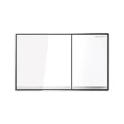 Клавіша змиву Geberit Sigma60 скло біле 115.640.SI.1, Білий