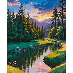 Картина по номерам "На рассвете" 11038-AC 40x50 см