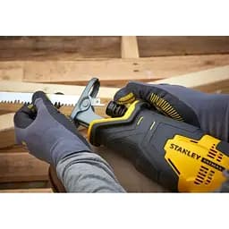 Пила шаблева Stanley FatMax V20 акумуляторна 18 В (SFMCS300B-XJ) - мініатюра 3