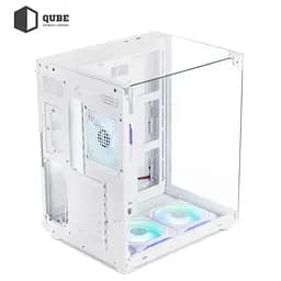 Корпус QUBE AQUARIUM ARGB WHITE (AQUARIUM_GWNU3) - мініатюра 9