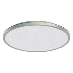 Світлодіодний світильник стельовий YIKANWEN, 24 Вт, регульована яскравість, кругле підсвічування 3200 лм, 13 RGB-квітів, IP54, біл