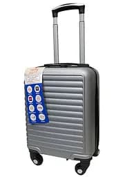 Валіза Easy Move 005 міні XS 40x30x20 см ABS пластик Срібний - мініатюра 1