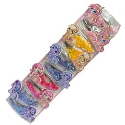 Детский зажим для волос "Мини единорожки" La-beauty 0109-126, 10 штук