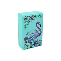 Блок для йоги Фламінго Bambi MS 0858-13(Turquoise) EVA 23 х 15 х 7,5 см