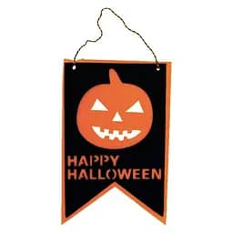 Декор флаг Тыква Happy Halloween