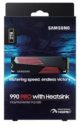 SSD накопичувач Samsung M.2 2TB PCIe 4.0 990PRO + радіатор - мініатюра 9
