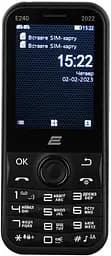 Мобільний телефон 2E E240 2022 2SIM Black
