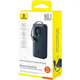 Зовнішній акумулятор Baseus Free2Pull 20000mAh 65W Cosmic Black [P10073700123-00] [151738] - мініатюра 7