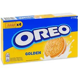 Печиво Oreo Golden з начинкою з ванільним смаком 176 г (4324480)