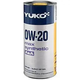 Моторна олива Yuko Max Synthetic A&A 0W-20, 1 л