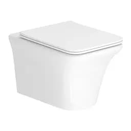 Унитаз подвесной Imprese Elanta Rimless сиденье Duroplast Slim slow-closing, white i11565, Белый