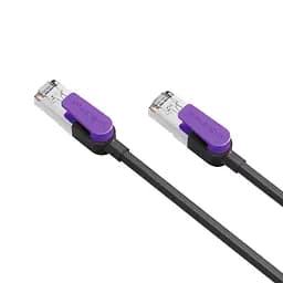 Патч-корд CableTime Cat8 FTP 40Gbps 2000MHz, 5 м, чорний (CN80P)