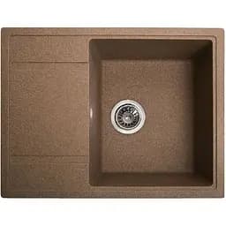 Гранитная кухонная мойка Romzha Jorum 65 Teracota (701) с крылом