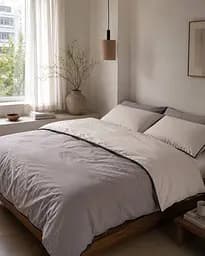 Комплект постільної білизни євро 200х220 см GREY NATURAL варена бавовна TC303376314