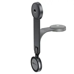 Автотримач для телефона з БЗП Acefast D37 magnetic wireless charging car holder for dashboard чорний - мініатюра 3
