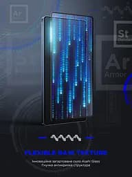 Захисне скло на екран для Samsung Galaxy S25 Ultra 5G, Space Black Icon, 2.5D загартоване скло на весь екран, глянцеве, плоске, з чорною рамкою, олеофобне, 9H, клейовий шар по всій поверхні, з сіткою для захисту динаміка, ArmorStandart (ARM81880) - мініатюра 3