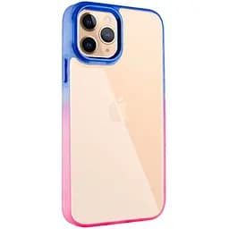 Чохол Epik TPU+PC Fresh sip series для Apple iPhone 11 Pro 5.8 Рожевий/Синій