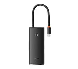 USB Хаб Baseus Lite Series 6-Port Type-C HUB Docking Station Type-C to HDXiaomi+USB3.0*2+PD+TF WKQX050101 Black