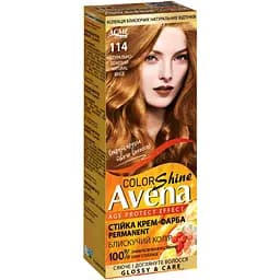 Стойкая крем-краска для волос Avena Shine Color натурально-бежевый 114 133 мл