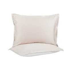 Наволочки с ушками сатин premium 300ТС Lotus Home - Florida бежевый 50x70+2,5 (2 шт)