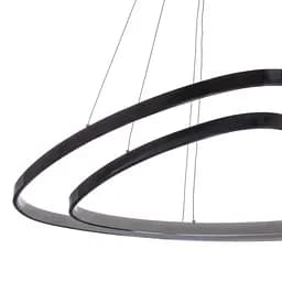 Люстра Brille стельова підвісна для холу BL-571S/95W NW BK LED - мініатюра 3