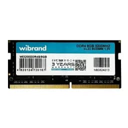Модуль пам'яті для ноутбука SoDIMM DDR4 8GB 3200 MHz Wibrand (WI3200DDR4S/8GB)