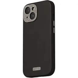 Чохол-накладка Moshi Napa Slim Hardshell Case Midnight Black для iPhone 15 (99MO231101) - мініатюра 3