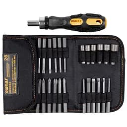 Викрутка Sigma + біти 18 шт + торцеві насадки 6 шт CrV 4002111