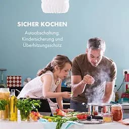 Вбудована індукційна варильна поверхня Klarstein Delicatessa 90 Hybrid Чорний (10035181) - мініатюра 10