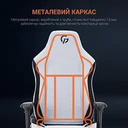 Ігрове крісло GamePro Linen fabric Dark grey (GC715DG) - мініатюра 11