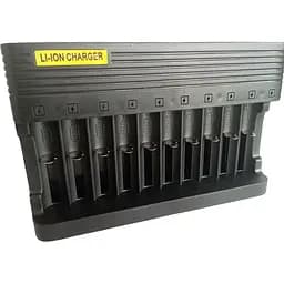 Зарядний пристрій на 10 відсіків Charger Li-ion MS-10810A (11664) - мініатюра 2