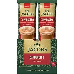 Напій кавовий Jacobs 3 в 1 Cappuccino 18.7 г х 10 шт.
