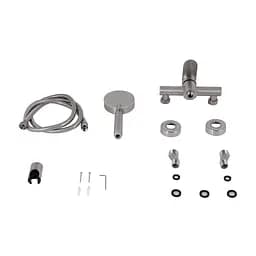 Змішувач для душу Lidz Luna 010 (з душовим гарнітуром) (k35) LDLUN010NKS46095 Nickel - мініатюра 6