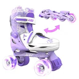 Ролики Neon Combo Skates Розмір 34-38 Пурпурний